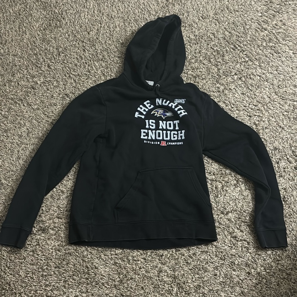 Ravens Football Hoodie, Medium Size, Fanatics Brand